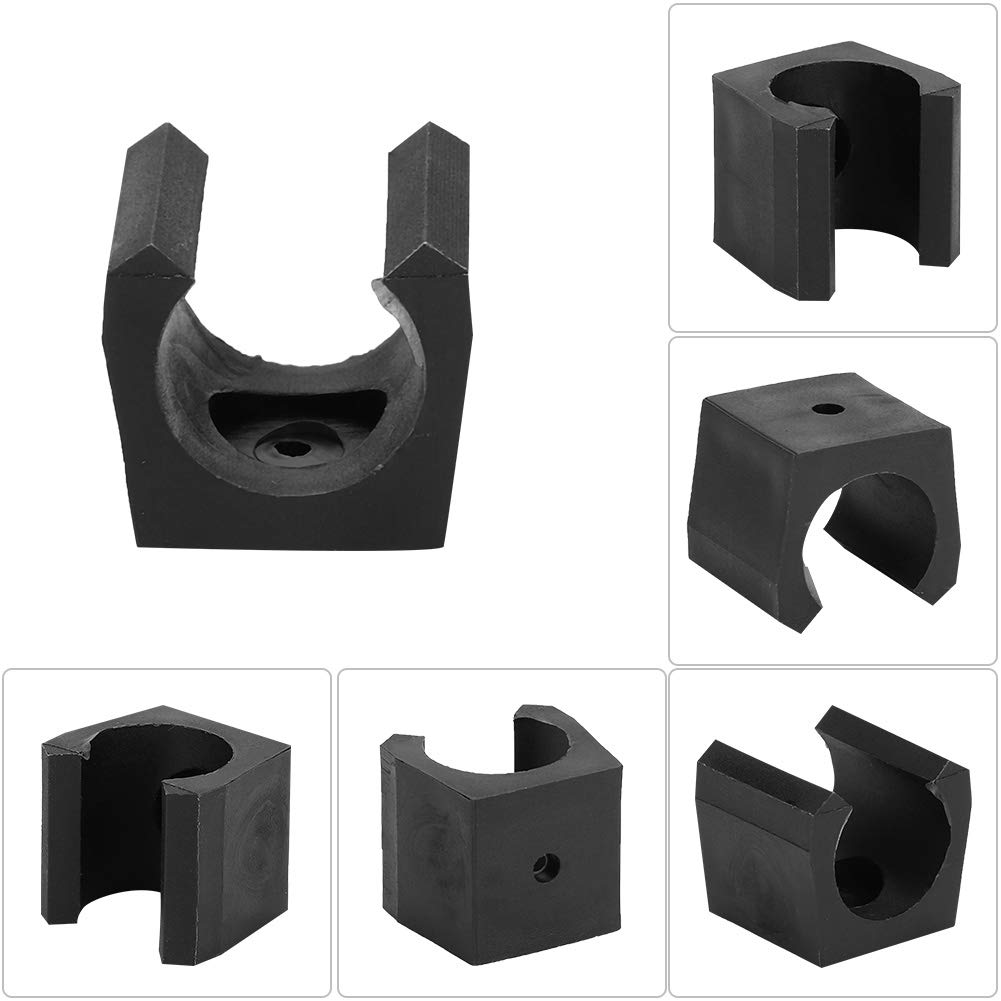 6Pcs Plastic Billiards Pool Cue Holder Clips - Single Fishing Pole Rod Holder Clips for Billiards, Fishing, and Storage Organization - Perfect for Game Rooms, Bars, and Tackle Boxes