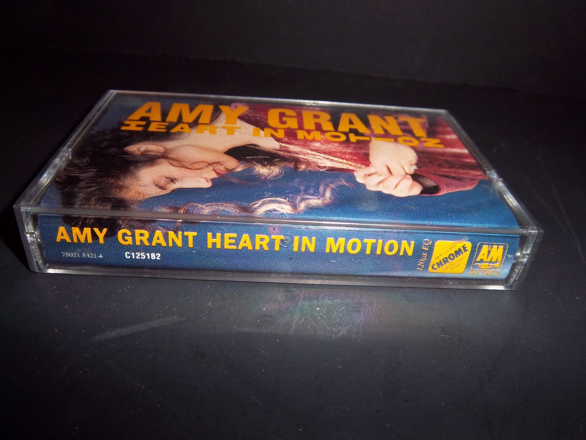 Amy Grant Heart In Motion Audio Cassette Tape - Baby Baby Hit Song - Vintage Play Tested Music - Perfect for 90s Nostalgia & Retro Music Collectors