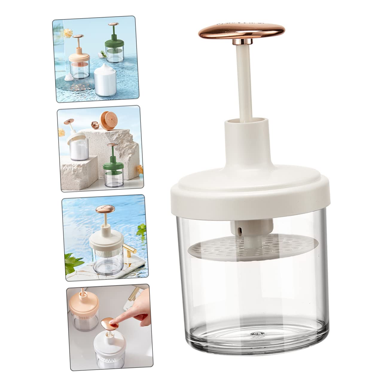 Premium Facial Foam Maker & Skincare Frother - Electric Foaming Bottle for Bath, Face Cleansing & Shaving | Perfect for Spa, Home Skincare Routine & Travel