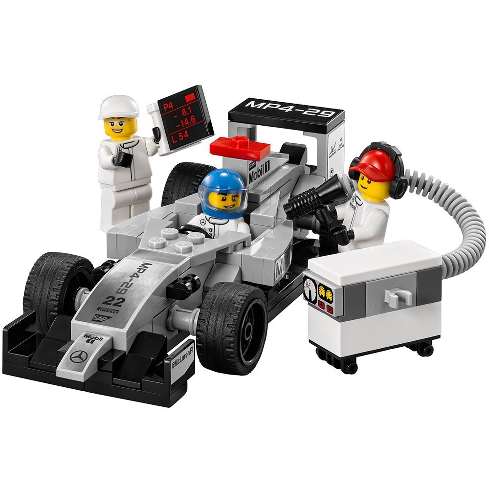 LEGO Speed Champions McLaren Mercedes 75911 Building Kit – Race Car Toy Set for Kids & Adults – Perfect for Play, Display & Collecting