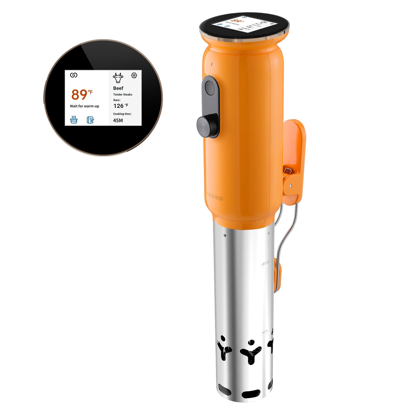 **Inkbird WiFi Sous Vide Cooker ISV-101W - 1000W Precision Immersion Circulator with 3D Water Flow, App Control & Preset Recipes - Perfect for Steak, Seafood & Meal Prep**