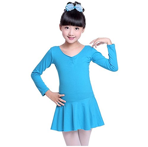 Ballet Leotard for Girls - Kids Dance Tutu Skirt Gymnastics Costume | Perfect for Ballet Class, Recitals & Dance Performances