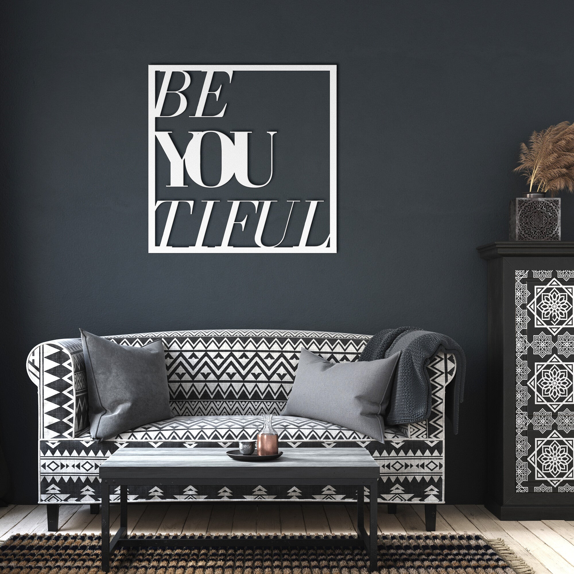 Empowering Steel Metal Wall Art - Inspirational Gift for Friends & Family - Perfect for Home, Office, Indoor & Outdoor Decor