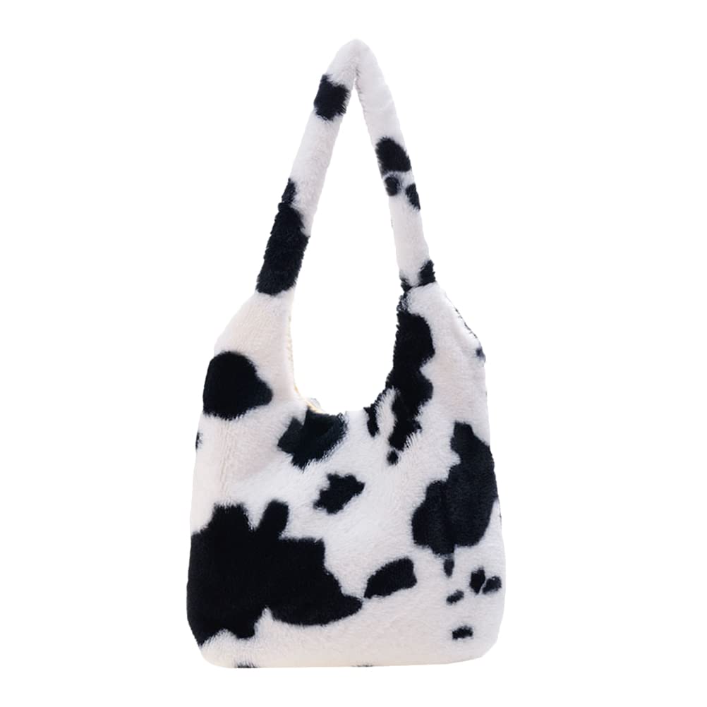 Stylish Women's Single Shoulder Plush Handbag - Cute & Practical Everyday Shoulder Bag with Spacious Storage | Perfect for Work, Shopping, and Daily Use