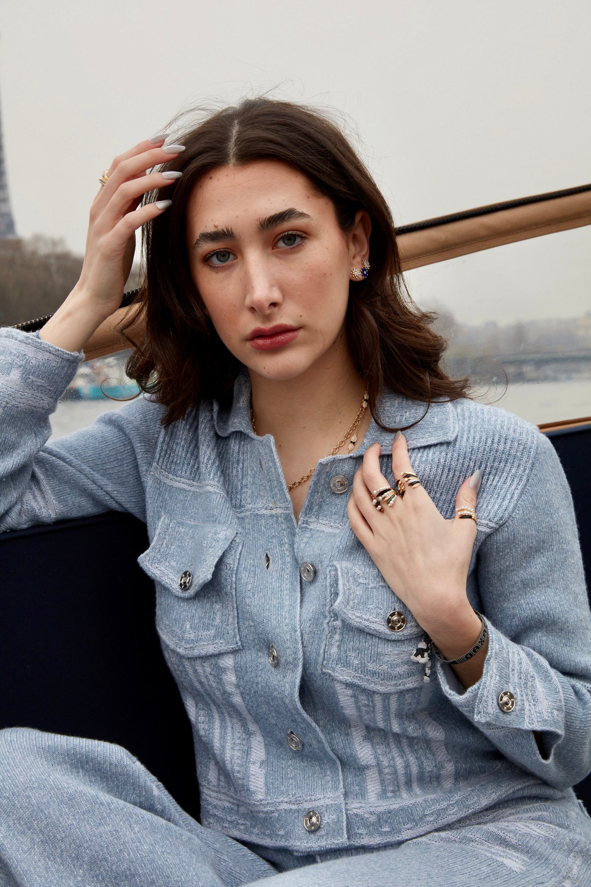 Stylish Penacho Large Wrap Ring - 2 Stackable Combinations for Boho & Casual Outfits | Perfect for Layering & Everyday Wear