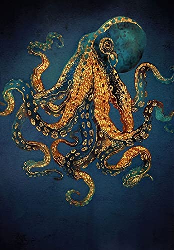 500-Piece Wooden Octopus Jigsaw Puzzle - Underwater Dream Animal Wildlife Puzzle for Adults & Kids - Educational Toy & Gift for Parties, Home Decor, and Relaxation