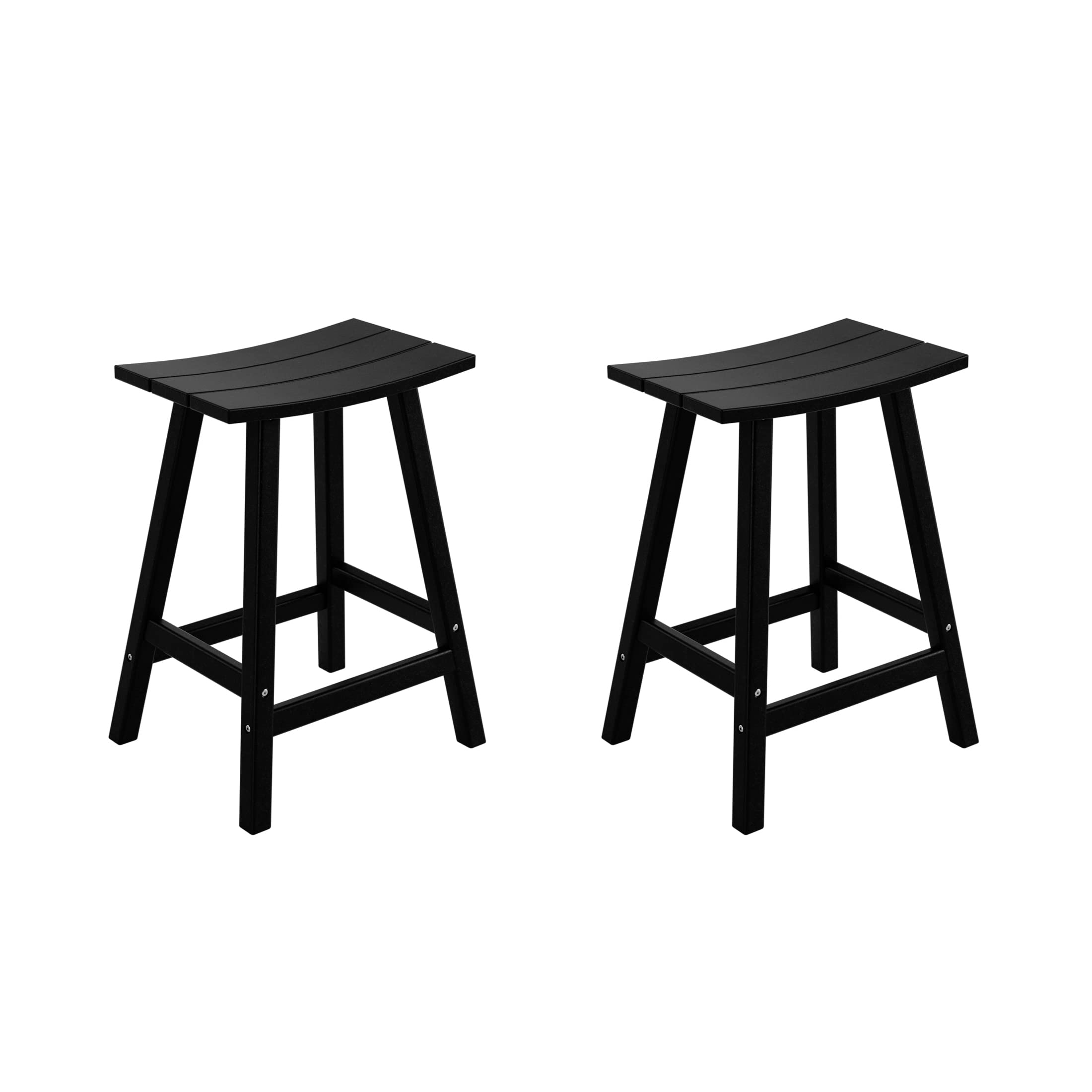 2-Piece WO Home Furniture Outdoor Patio Counter Stools Set - 24