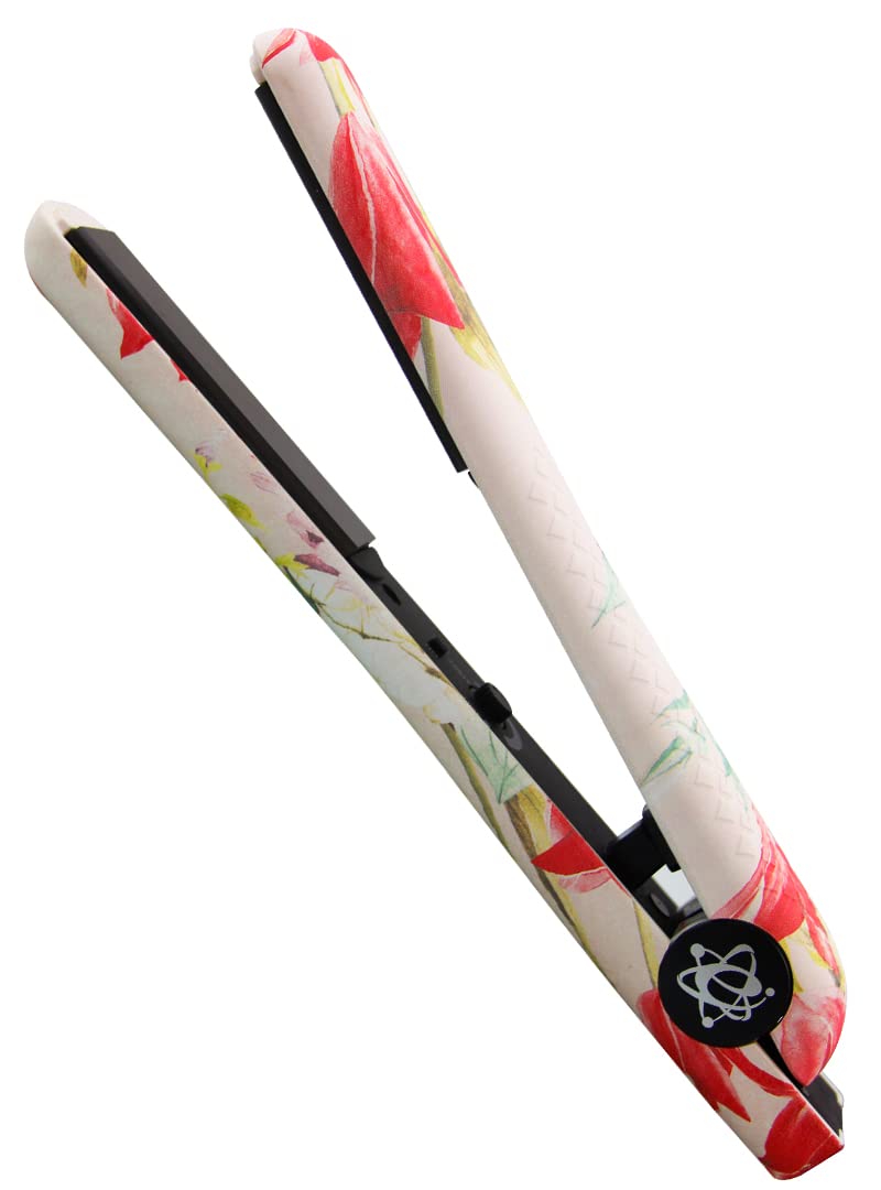 Sweet N Flower 1.25 Inch Flat Iron Hair Straightener - Professional Ceramic Plates for Smooth & Shiny Hair - Perfect for Home Use, Travel, and Salon Styling