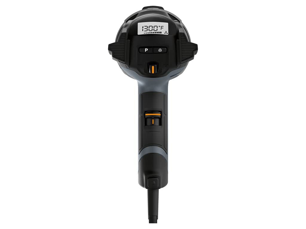 HG 2520E Digital LCD Programmable Heat Gun with Adjustable Temperature 50-650°F - Perfect for Shrink Wrapping, Paint Stripping & DIY Crafts
