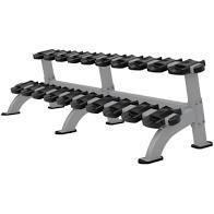 Nautilus Double Dumbbell Rack - Heavy Duty Dumbbell Storage Organizer for Home Gym, Garage & Fitness Studio - Perfect for Weightlifting Equipment Organization