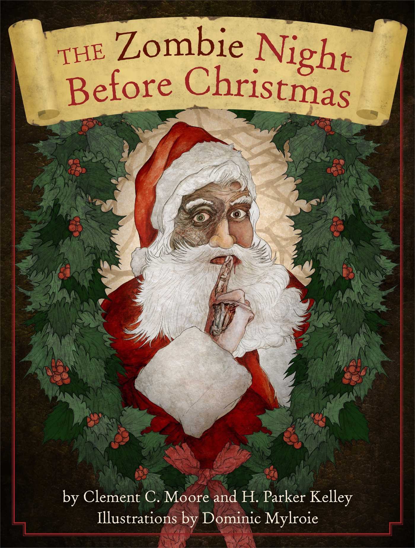The Zombie Night Before Christmas - Spooky Holiday Book for Kids & Adults | Perfect for Halloween & Christmas Gifts, Scary Storytime, and Themed Parties