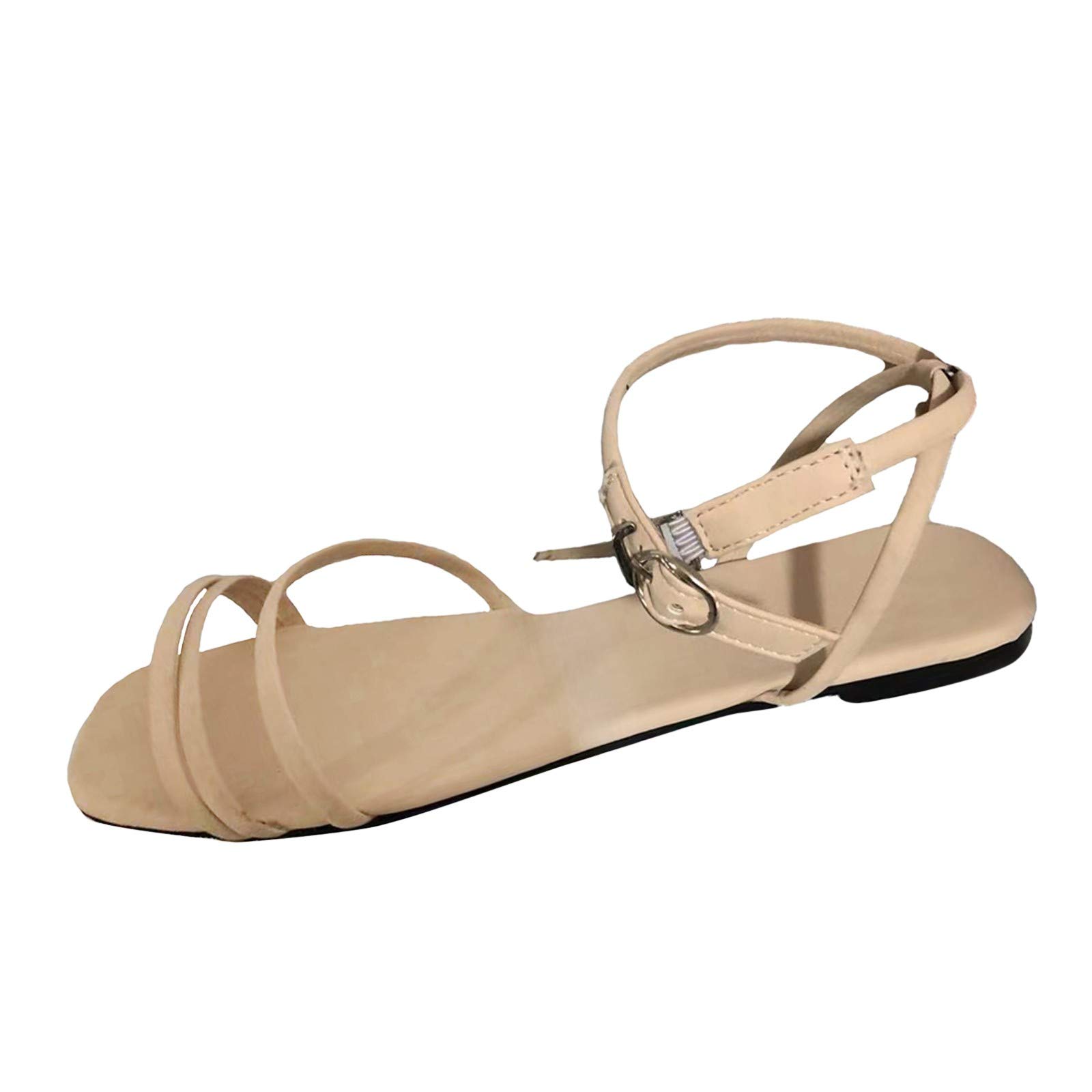 Breathable Women's Flat Sandals - Comfortable Casual Outdoor Shoes for Walking, Beach & Summer Vacations | Fashionable Ladies Sandals for Everyday Wear
