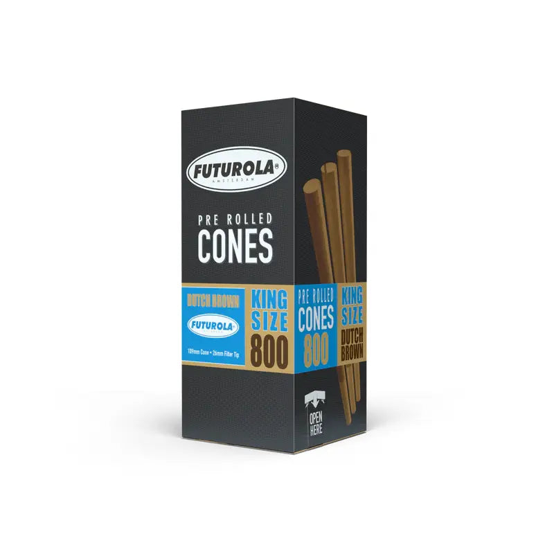 Futurola King Size 109/26 Pre Rolled Cones - Premium Rolling Papers for Smooth Smoking Experience | Perfect for Herbal Blends & Tobacco | Ideal for Home Use, Parties & Travel