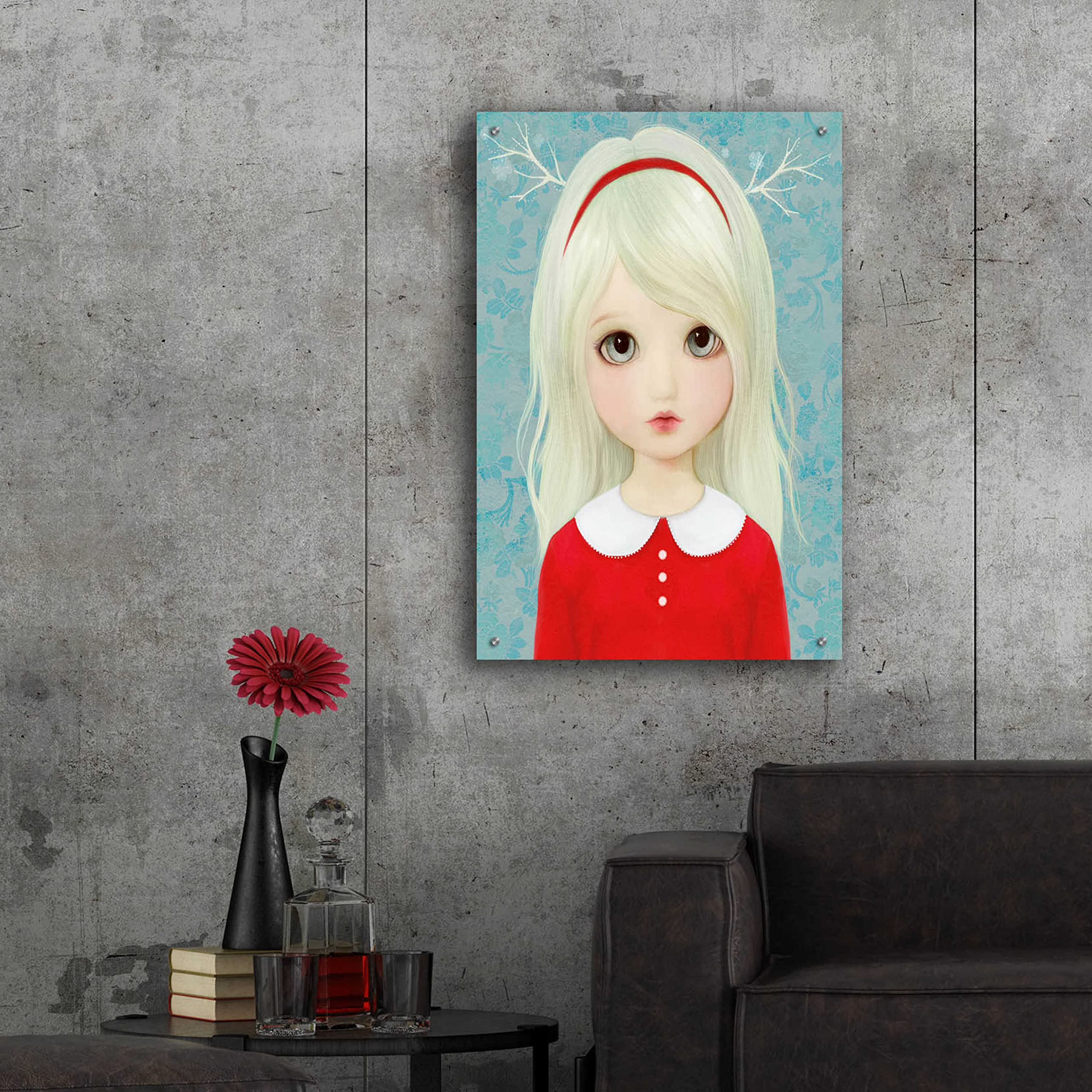 Epic Art 'Sylvie' by Art & Ghosts - Premium Acrylic Glass Wall Decor 24x36 Inches - Modern Home & Office Wall Art for Living Room, Bedroom, or Gallery Display