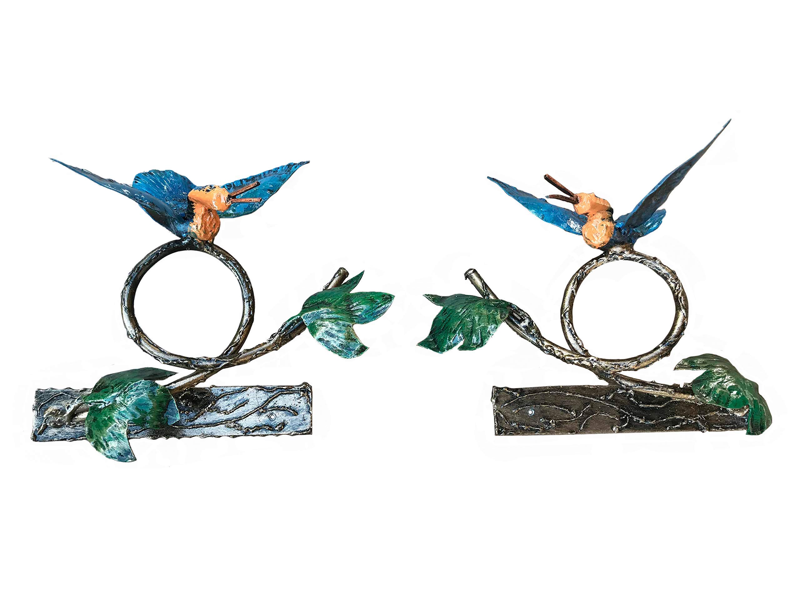 Elegant Metal Bird Curtain Tie Backs - Decorative Window Holdbacks for Home Decor, Unique Iron Gift for Her - Perfect for Living Room, Bedroom & Drapes