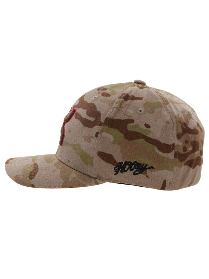 Hooey CK021 01 CHRIS KYLE Flexfit Hat - Adjustable Brown Camo Baseball Cap for Men - Perfect for Outdoor, Hunting, and Casual Wear