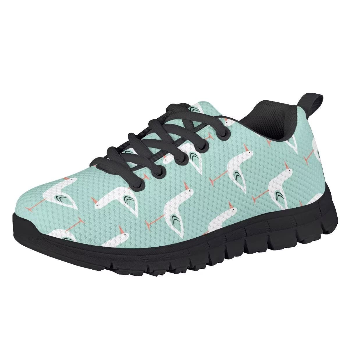 NETILGEN Kids Running Shoes for Boys & Girls - Breathable Knitted Mesh Lace-Up Sneakers for Tennis, Sports & Active Play - Perfect for School, Playground & Daily Wear