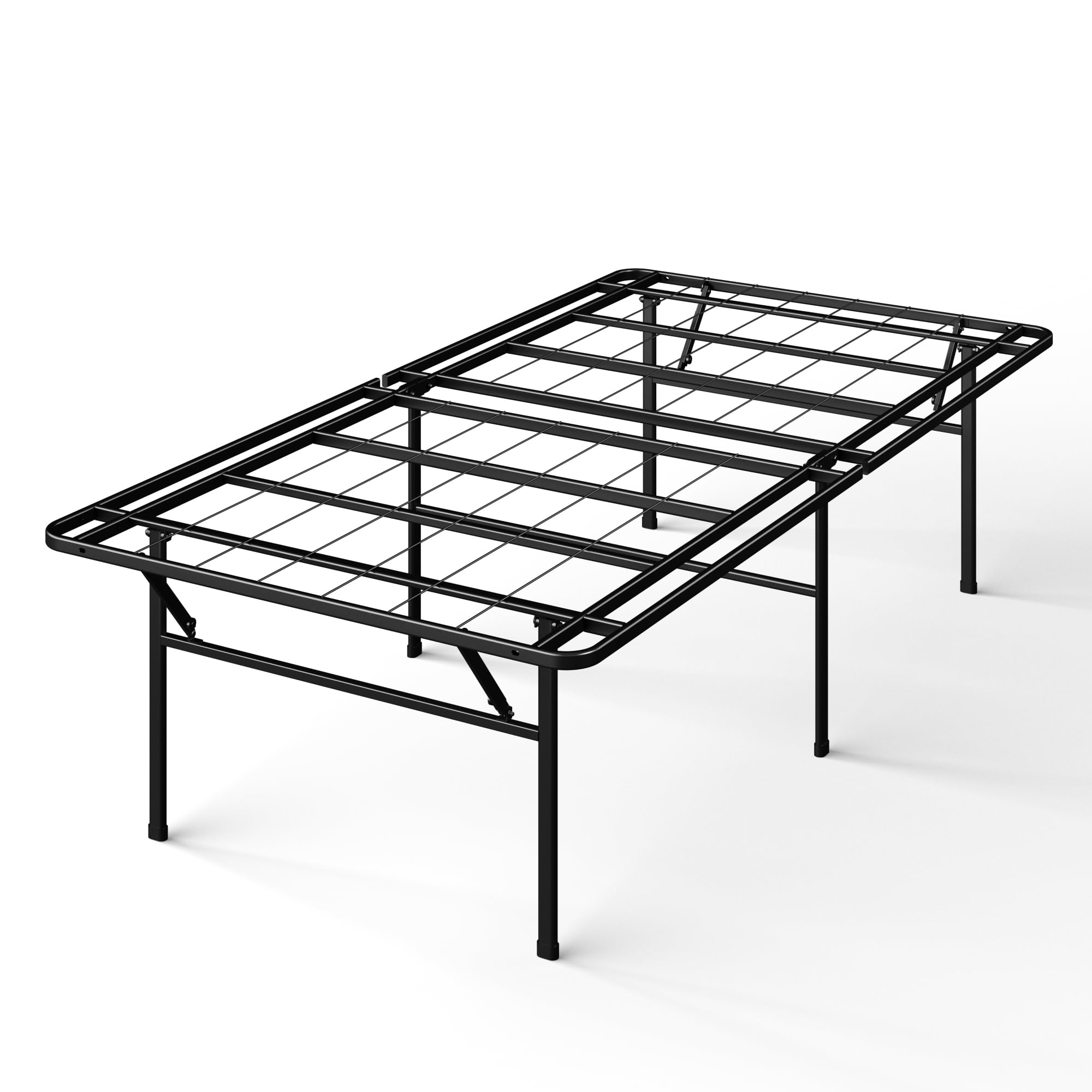 ZINUS SmartBase Heavy Duty Mattress Foundation - 18 Inch Metal Platform Bed Frame with Sturdy Steel Construction | No Box Spring Needed | Underbed Storage Space | Perfect for Twin XL Beds | Ideal for Dorm Rooms, Guest Rooms & Small Apartments