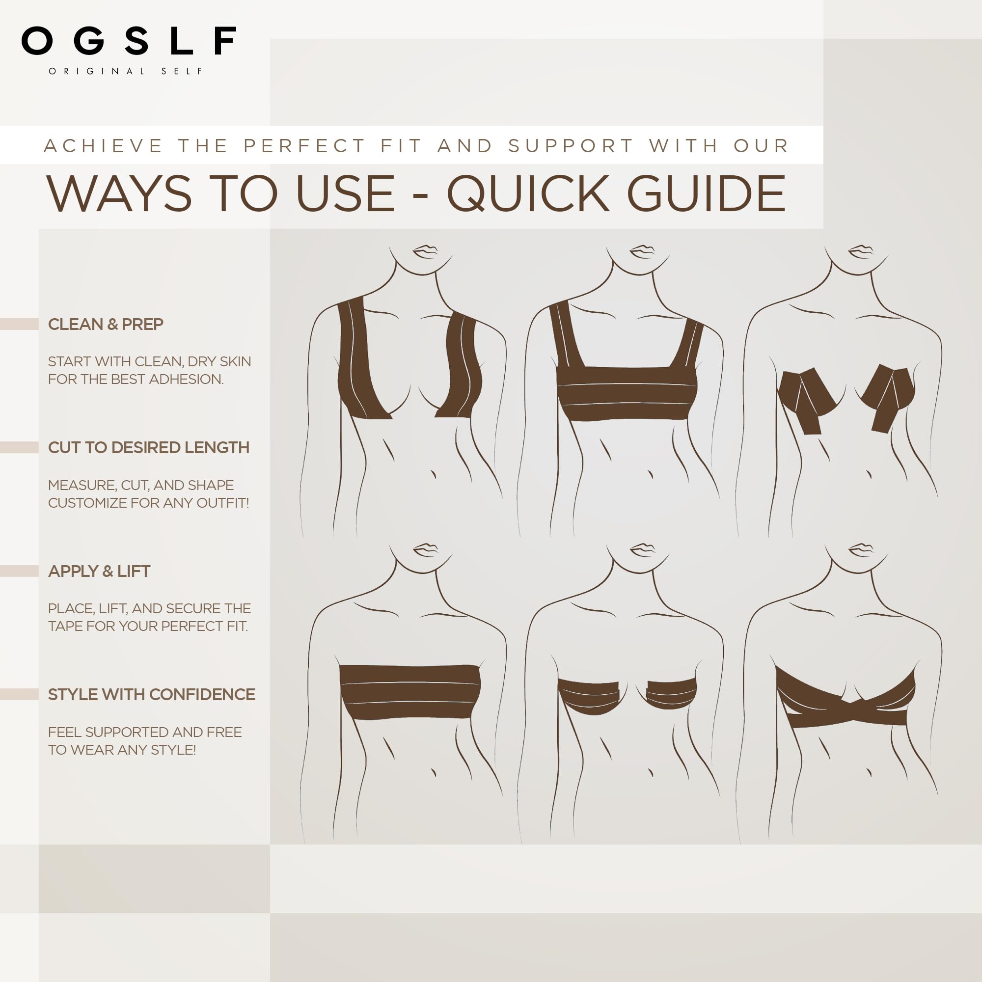 Boob Tape for Breast Lift - Body Tape & Bra Lift Support for Large Bust - Nipple Tape & Boobytape for All-Day Comfort - Perfect for Dresses, Backless Outfits & Special Occasions