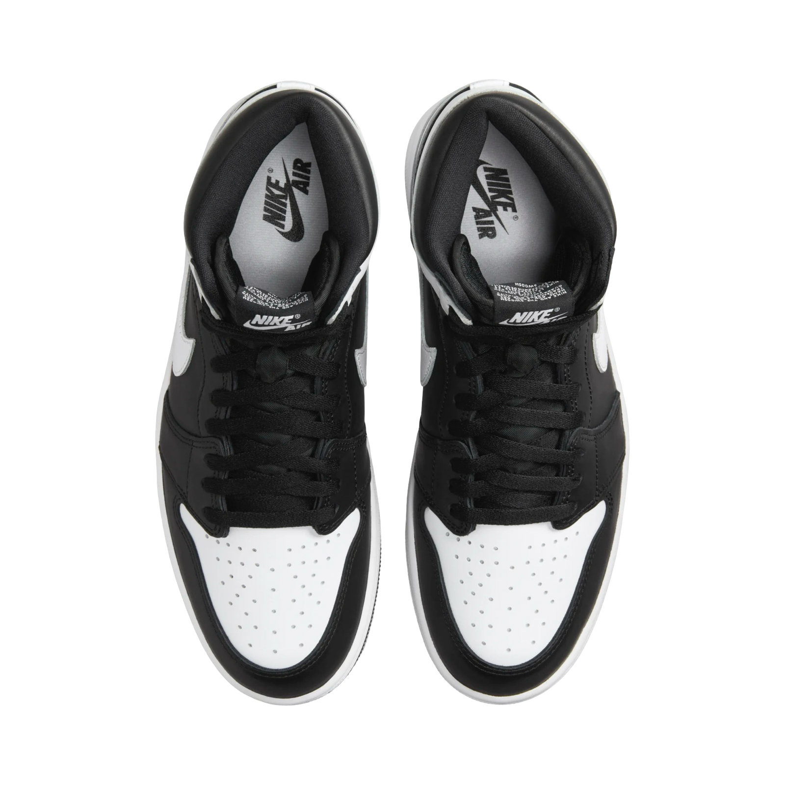 Air Jordan 1 Retro High OG Black White Sneakers - Men's Basketball Shoes for Streetwear & Casual Style - Perfect for Sports, Gym & Everyday Fashion