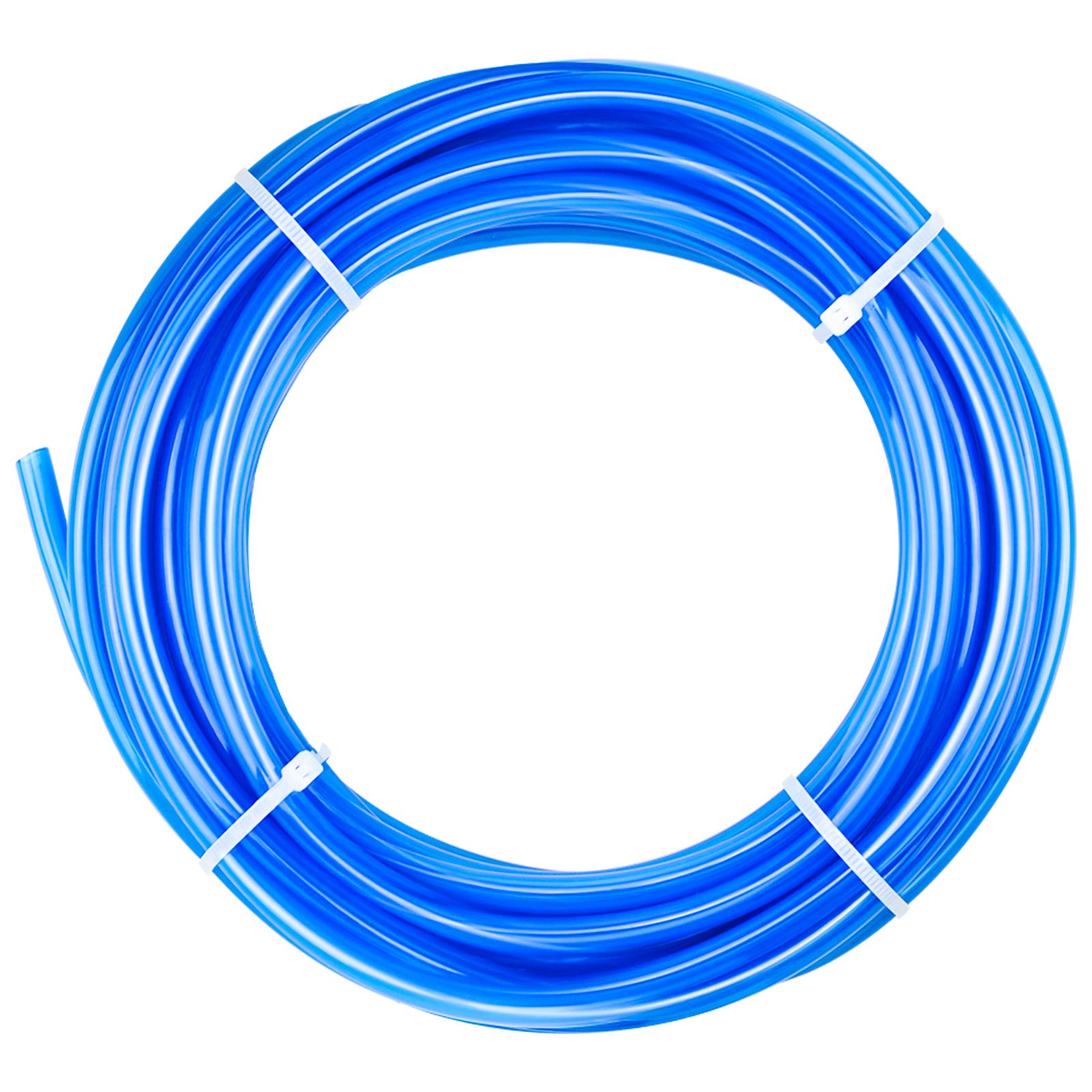 TAILONZ PNEUMATIC Blue 1/2 Inch OD 10 Meters PU Air Hose Pipe - High Pressure Flexible Polyurethane Tubing for Air Compressor, Pneumatic Tools, and Fluid Transfer - Ideal for Industrial, Automotive, and DIY Projects