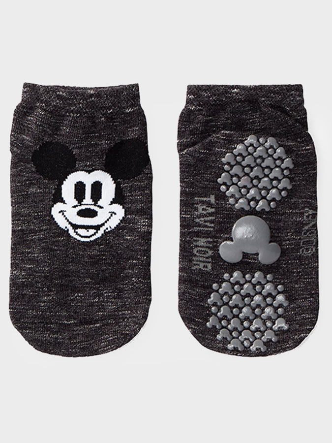 Disney Mickey Mouse Kids Non-Slip Grip Socks 2-Pack - Cute & Comfortable Toddler Socks for Playtime, School & Home Activities