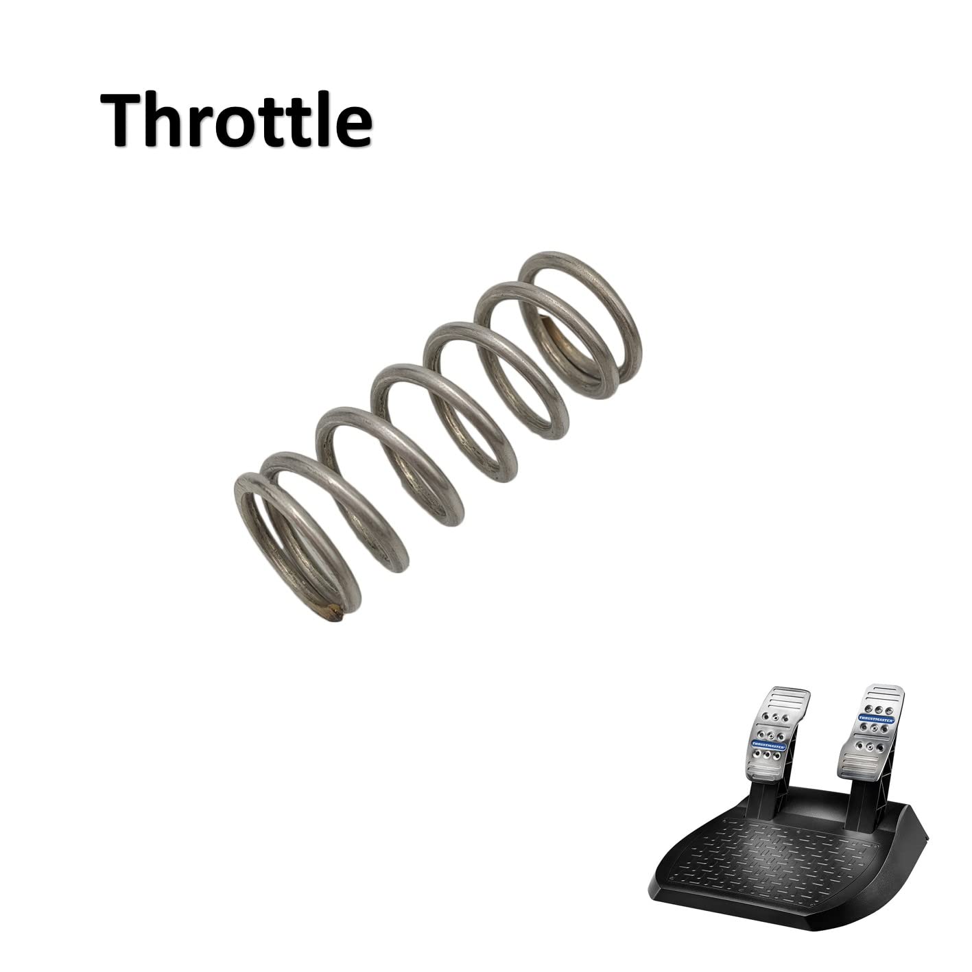 Upgraded Throttle Spring for Thrustmaster T300RS Racing Wheel Pedals - Enhanced Performance & Smooth Control - Perfect for Sim Racing, Drifting & Gaming Enthusiasts