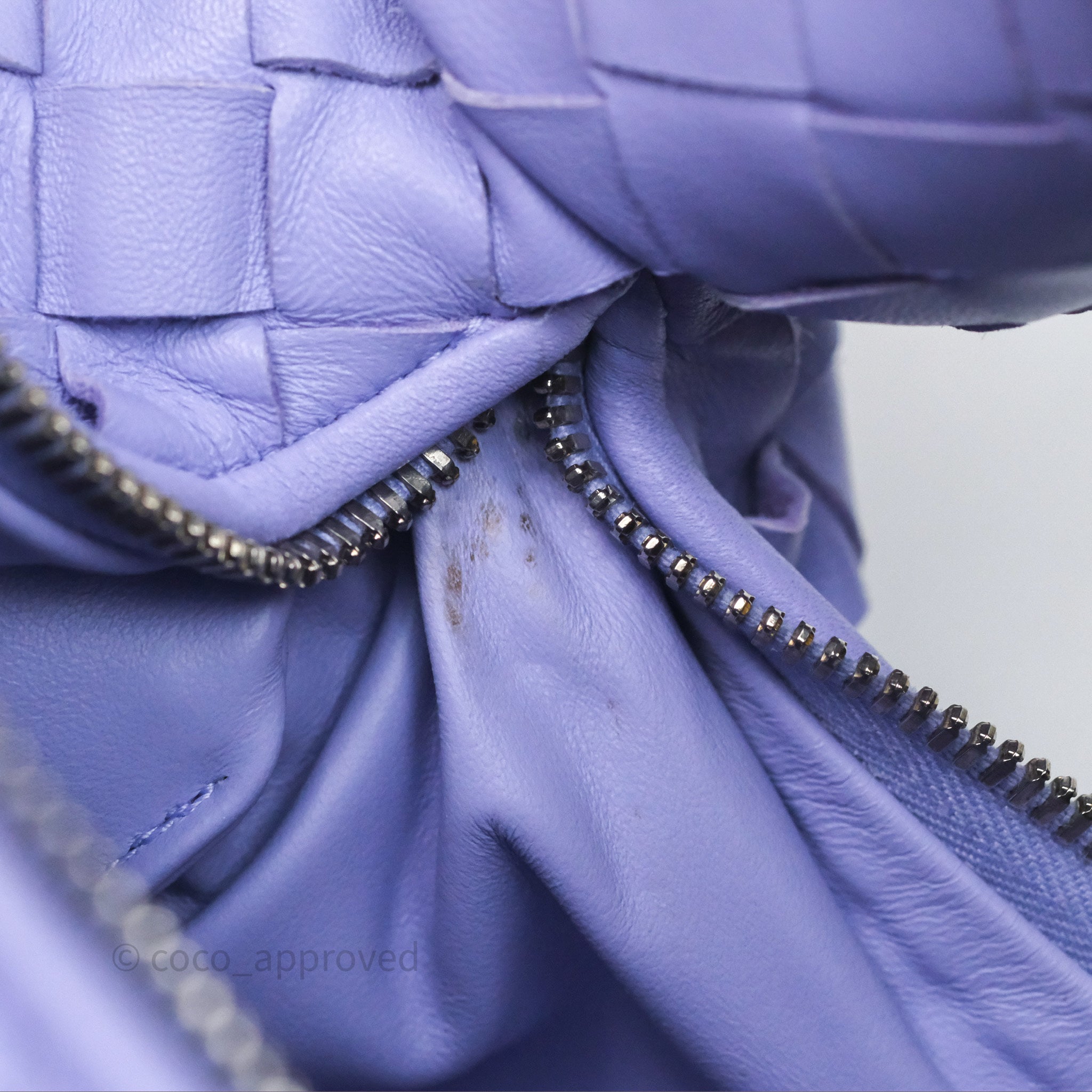 Bottega Veneta Mini Jodie Bag in Purple Intrecciato Lambskin Leather - Perfect for Everyday Use, Date Nights & Special Occasions
