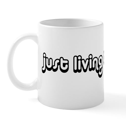 White - Just Living The Dream Mug
