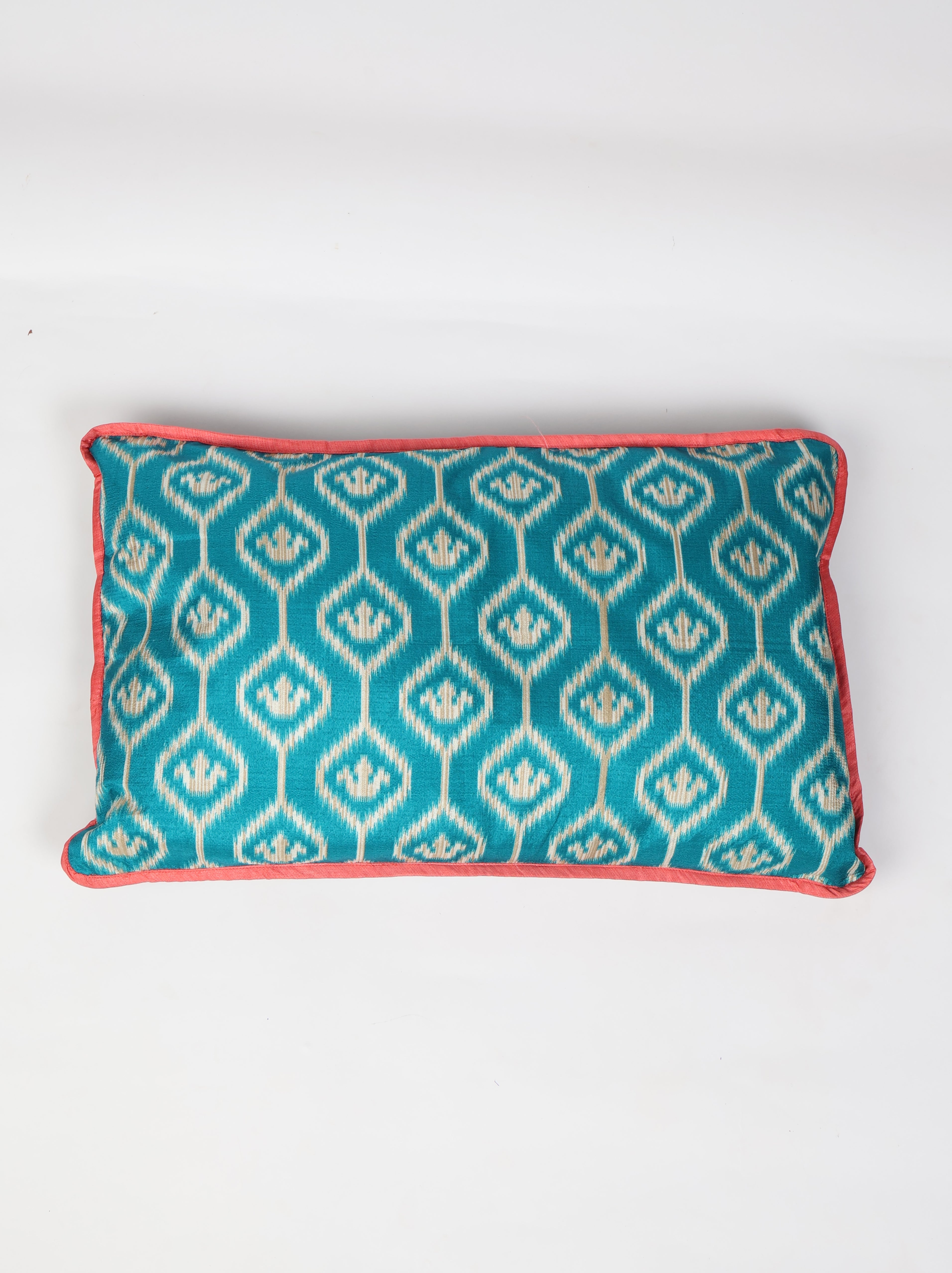 Lumbar Cotton Cushion Cover with Piping Edge (30x50cm) - Soft Support for Sofa, Office Chair & Car Seat - Home & Office Comfort Accessory