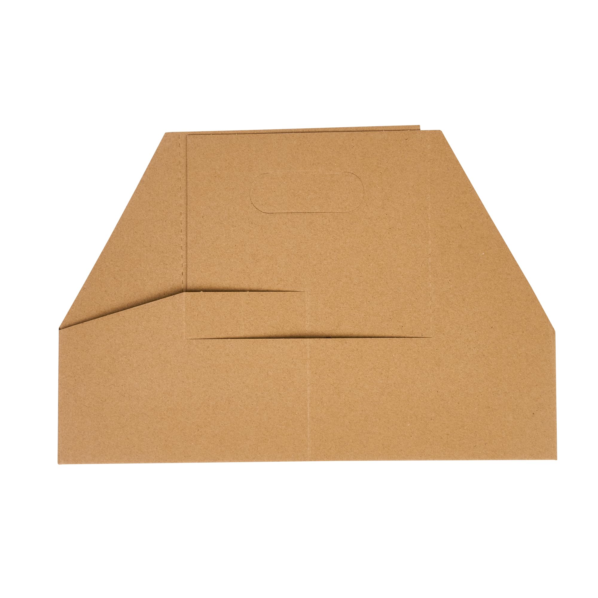 Restaurantware Altalena 100-Pack Disposable Drink Carriers with Handles - Kraft Paper Cup Holders for 4 Beverages | Perfect for Coffee, Smoothie & Bubble Tea Delivery, Takeout & Food Truck Use