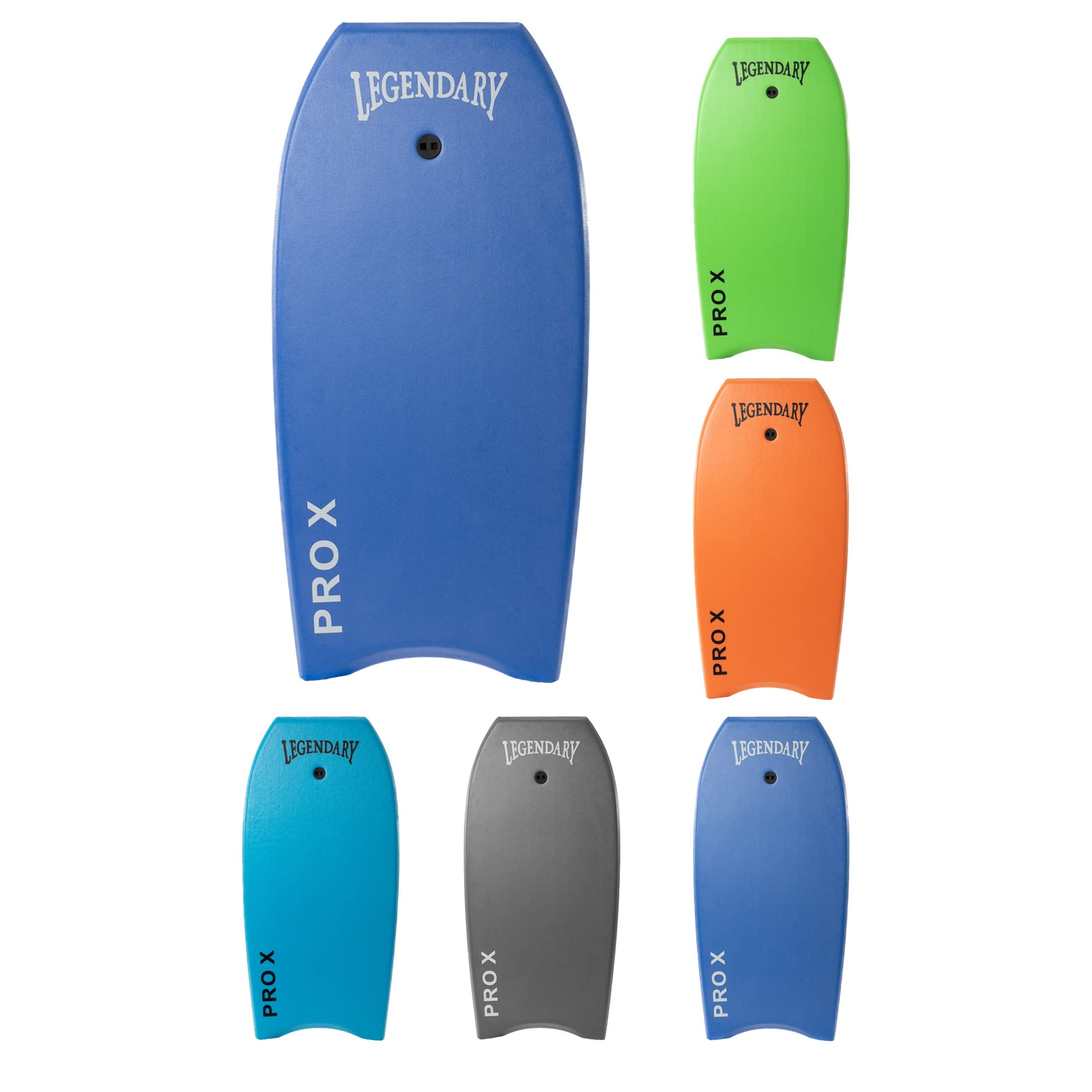 **Legendary Pro X Bodyboard - Premium Boogie Board for Kids & Adults with Hard Slick Bottom & EPS Core - Perfect for Beach Waves, Surfing & Water Sports**