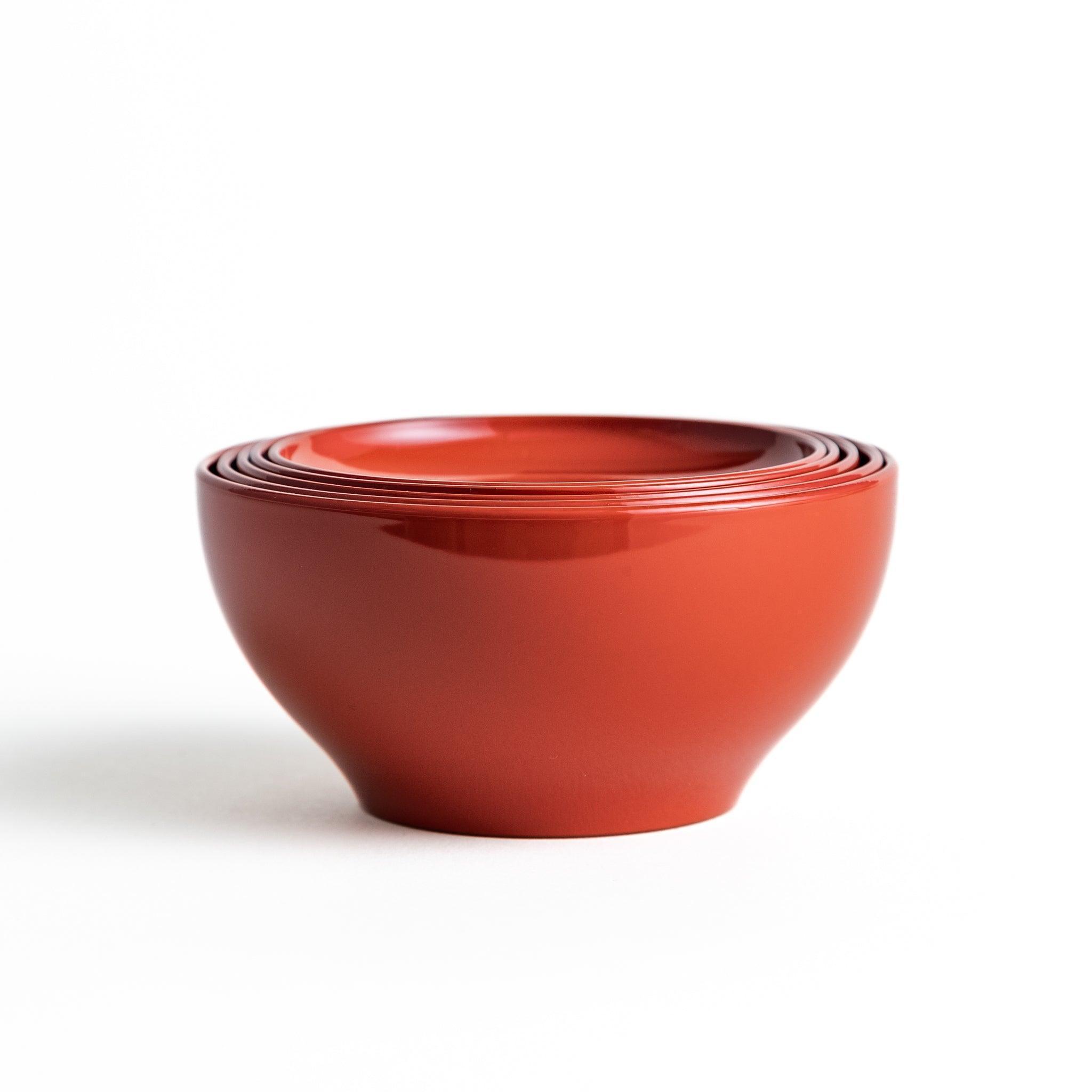 5-Piece Nested Oryoki Set - Traditional Japanese Zen Buddhist Meal Bowls for Mindful Eating, Meditation & Ceremonial Use