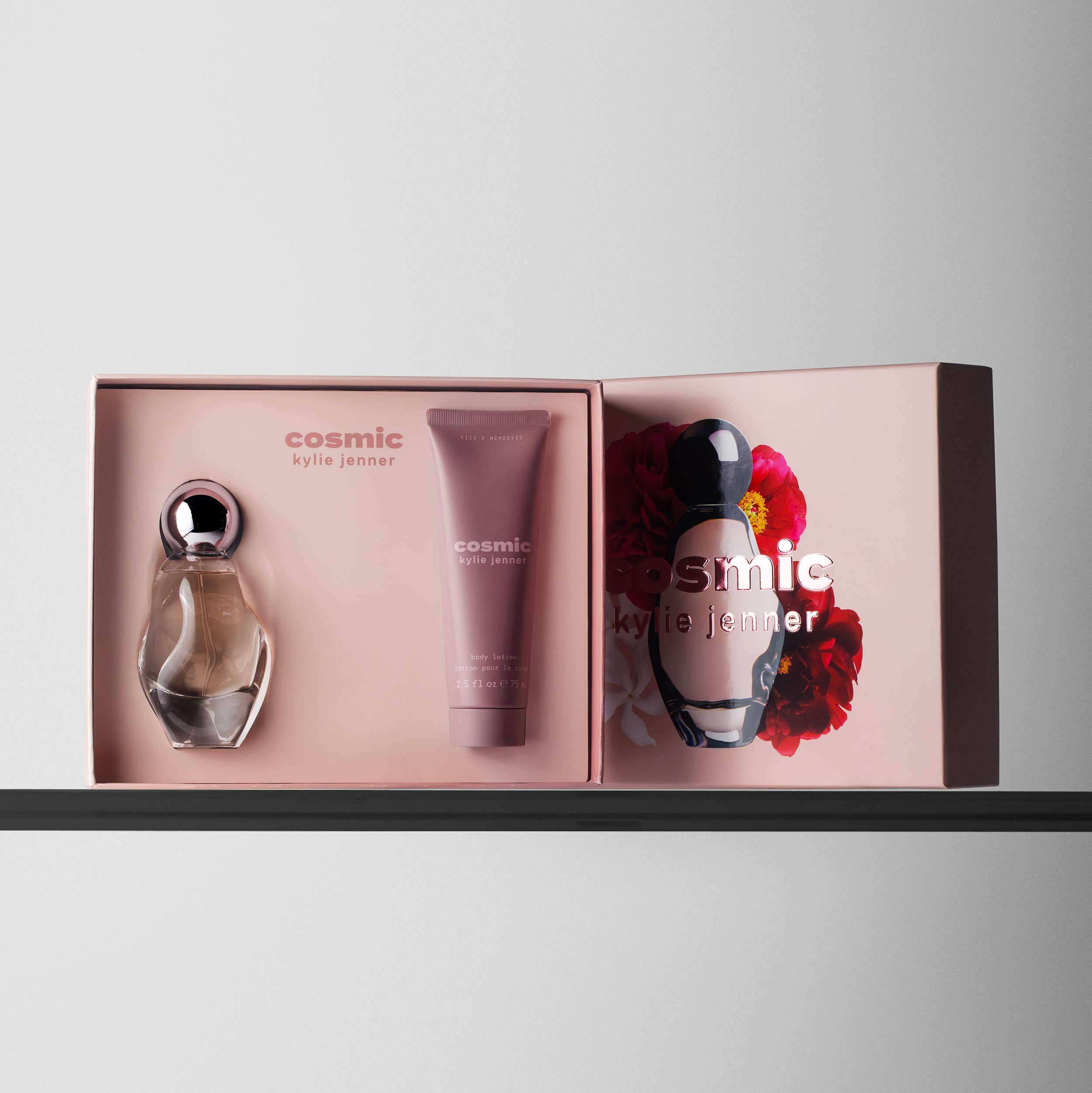 Kylie Jenner Cosmic Perfume & Body Lotion Gift Set 50ml - Luxurious Fragrance Duo for Women, Perfect for Birthday Gifts & Romantic Occasions