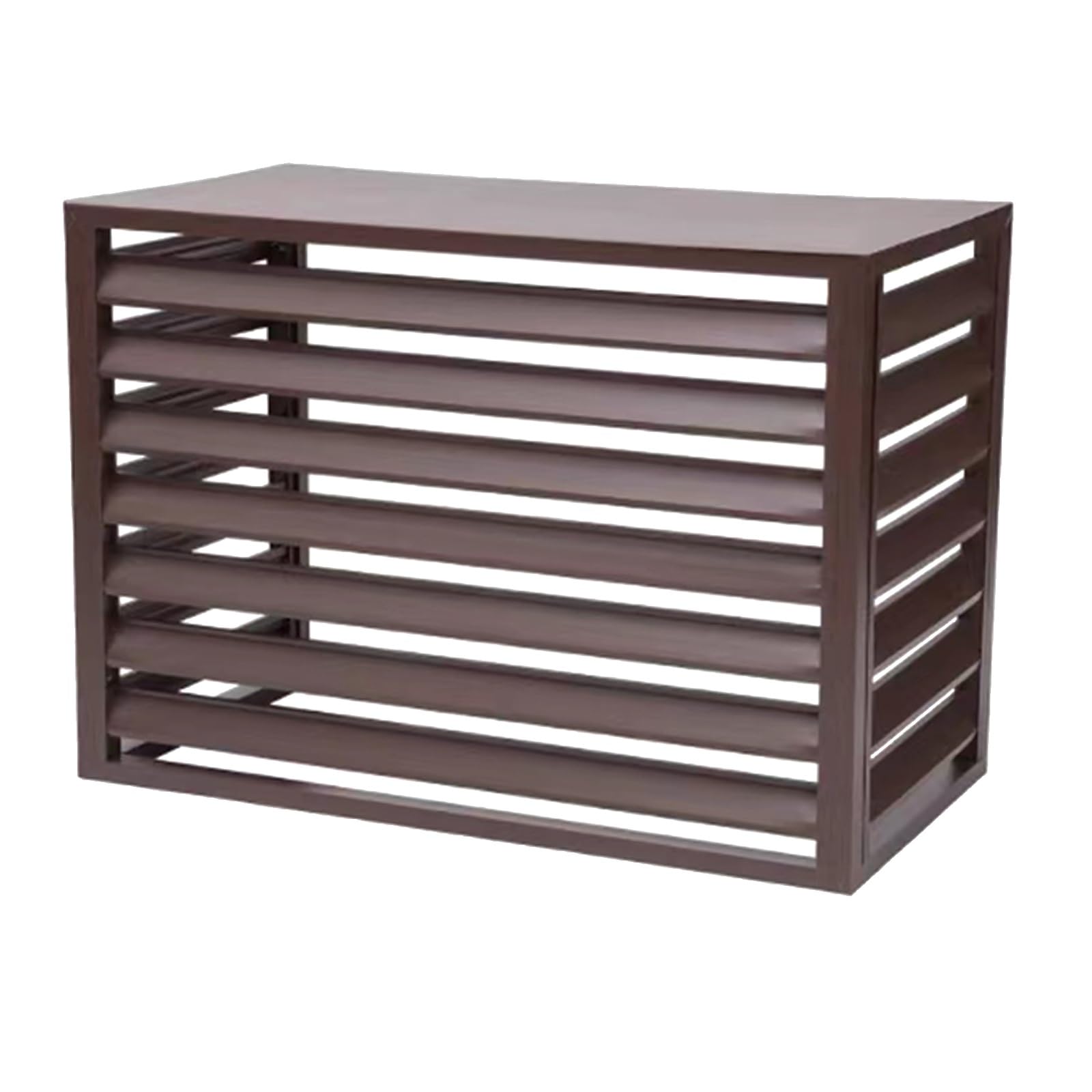 Mini Split Air Conditioner Cover - Aluminum Shutter Privacy Fence for Outdoor AC Units | Apartment Exterior Wall AC Rack | Durable & Stylish Solution for Courtyards, Patios & Outdoor Spaces