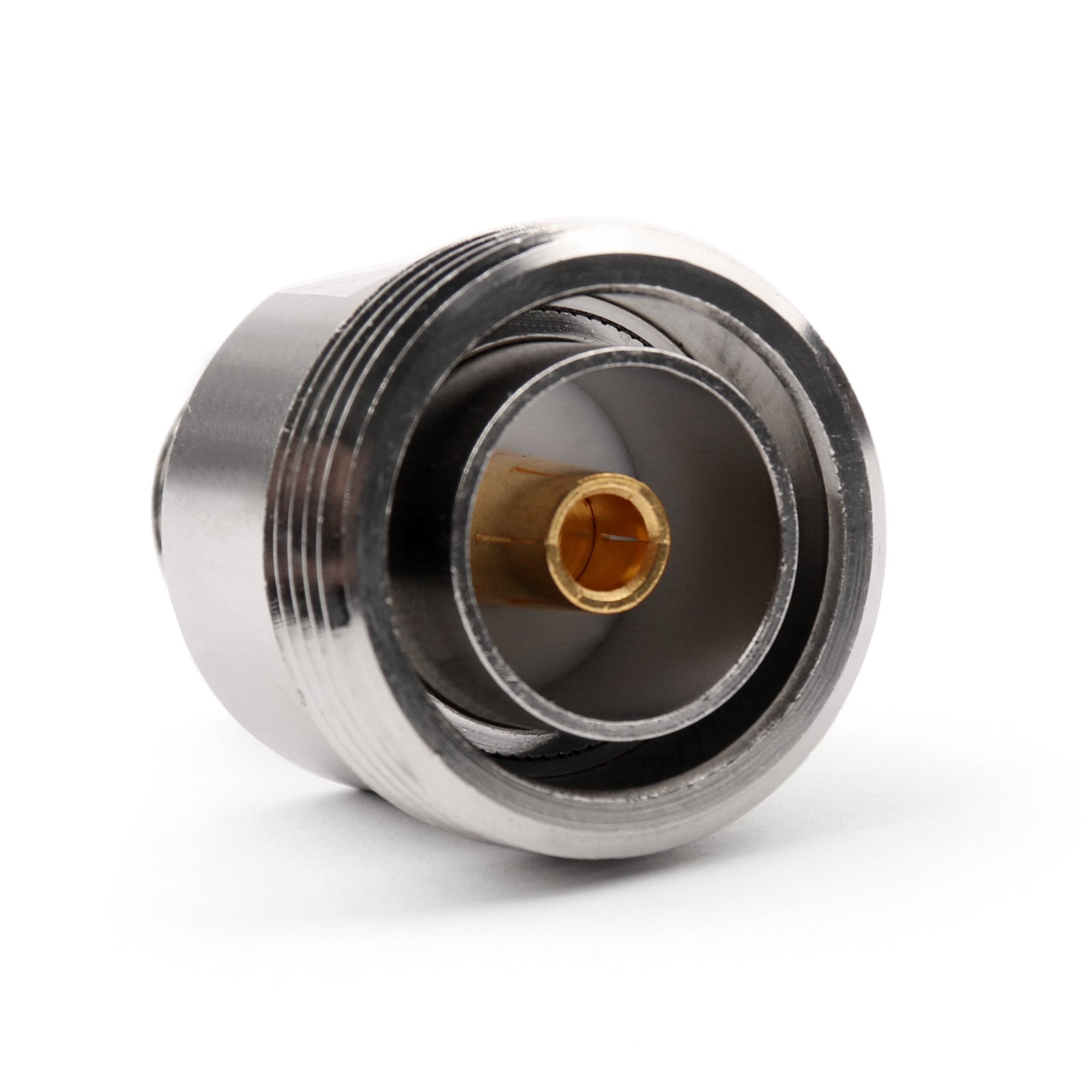 10Pcs 7/16 DIN Female to N Female RF Adapter Connector - Straight F/F for Antenna, Radio & Telecom Equipment Installation