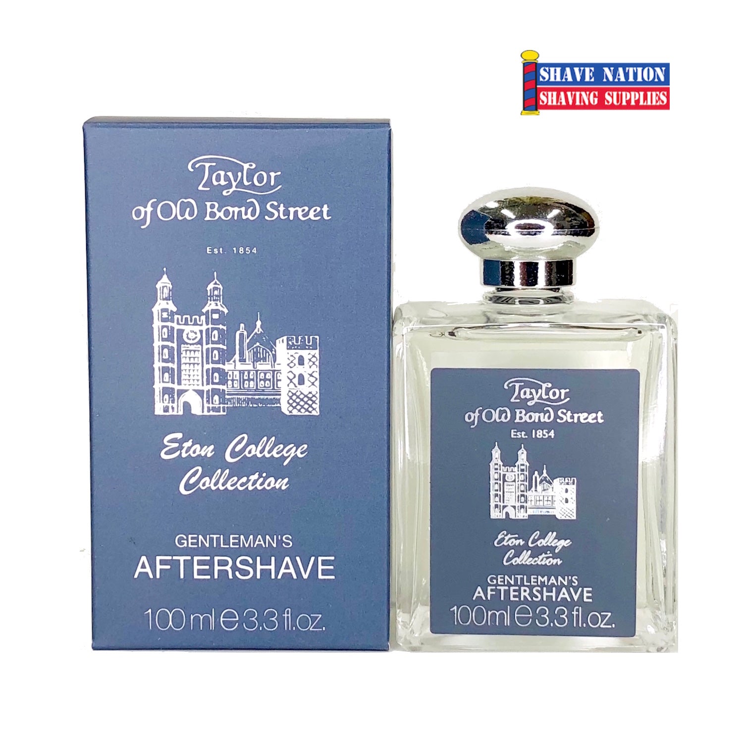 Taylor of Old Bond Street Eton College Gentleman's Aftershave - Premium Cologne for Men, Classic British Fragrance, Long-Lasting Scent for Formal Events & Daily Grooming