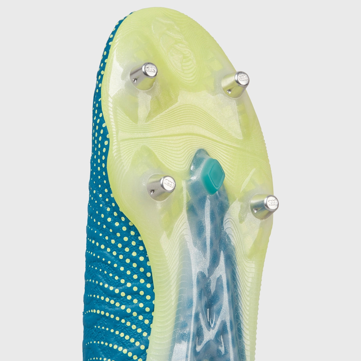 Canterbury Speed Infinite Elite SG Rugby Boots for Men - High-Performance Cleats in Lagoon Blue - Perfect for Wet & Soft Ground Matches