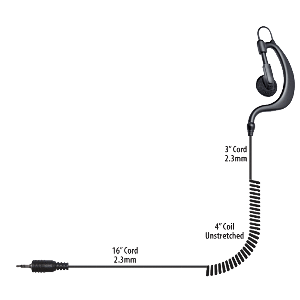 Klein Scorpion Listen Only Earpiece - Secure & Discreet Audio Monitoring Device for Surveillance, Security, and Private Communication | Perfect for Law Enforcement, Private Investigators, and Covert Operations