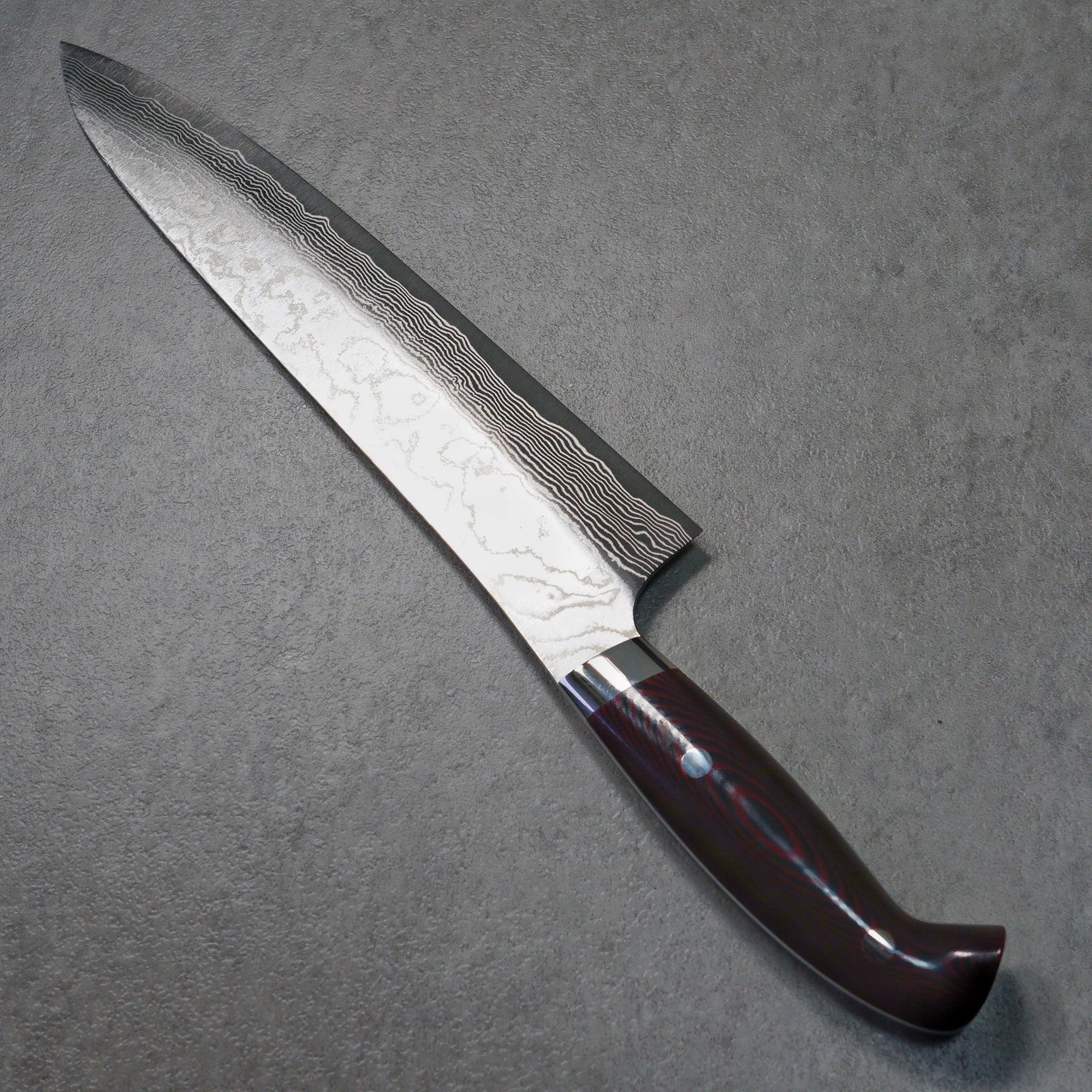 Yuta Katayama Super Gold 2 Damascus Gyuto Chef Knife 240mm - Japanese High Carbon Steel Kitchen Knife for Professional Chefs & Home Cooking - Perfect for Slicing, Dicing & Meat Cutting