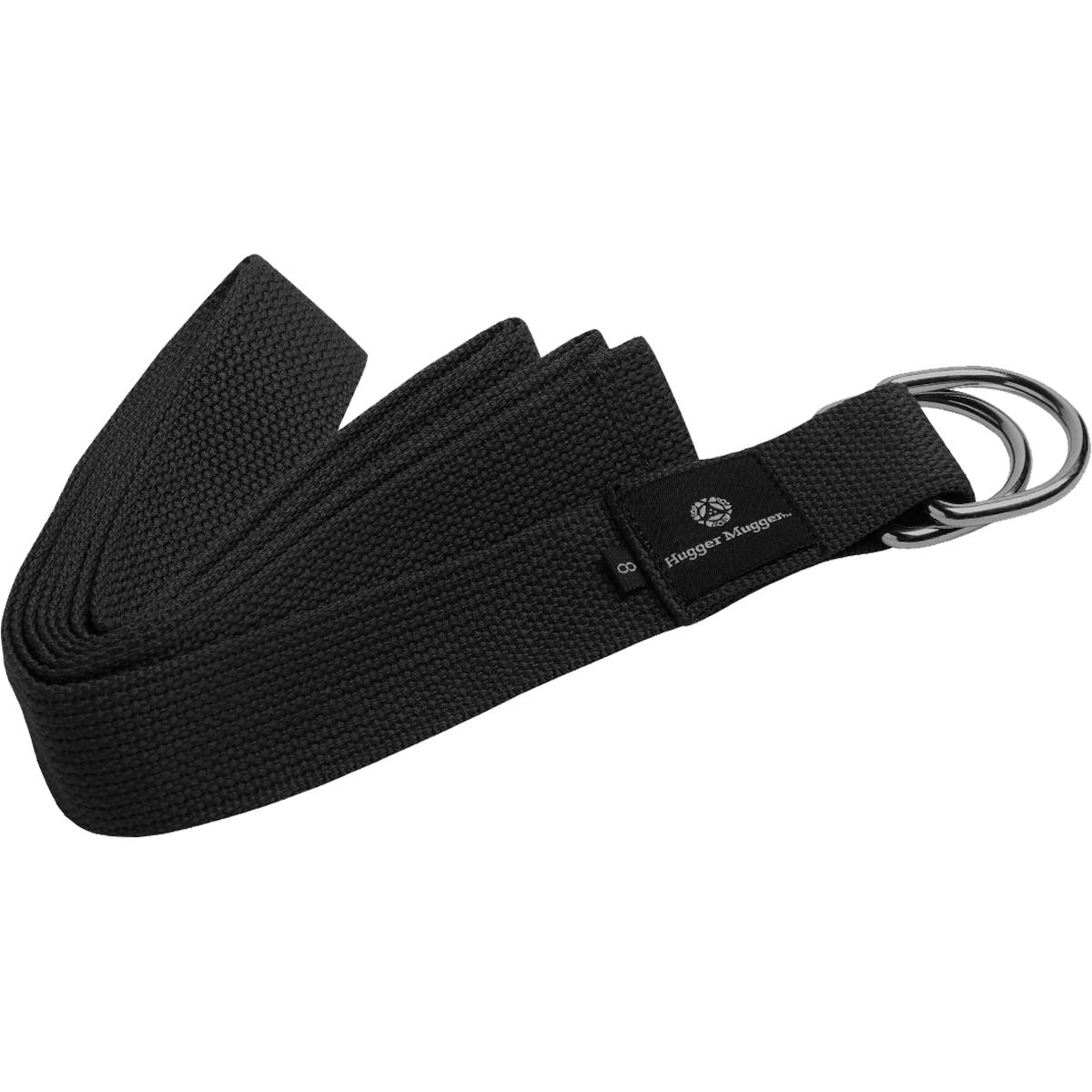 10ft Cotton D-Ring Yoga Strap for Stretching & Flexibility - Ideal for Yoga, Pilates & Fitness Training at Home or Studio