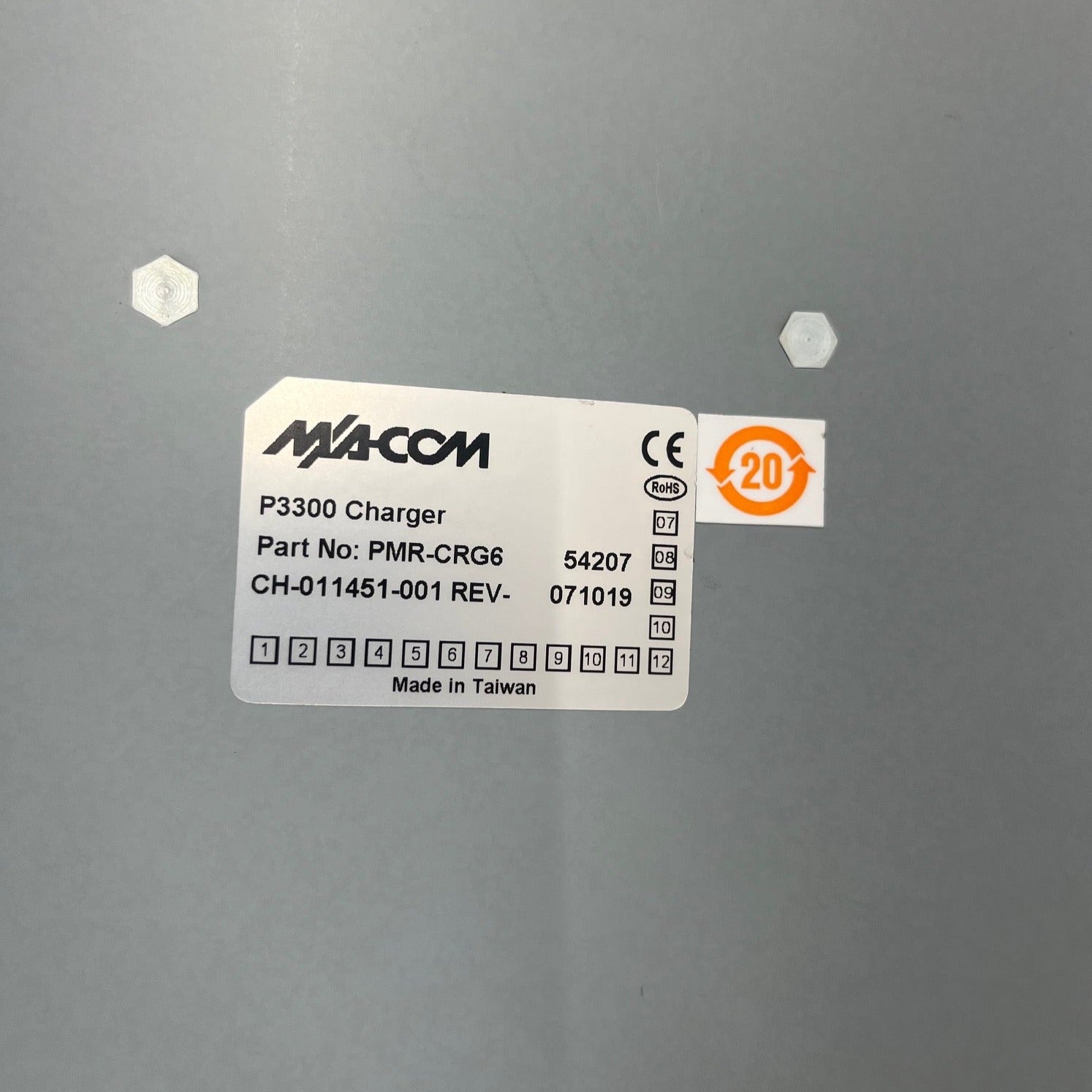 Harris MACOM PMR CRG6 P3300 Multi-Unit Bank Charger - Fast & Reliable Charging for Two-Way Radios - Perfect for Public Safety, Security & Emergency Communications