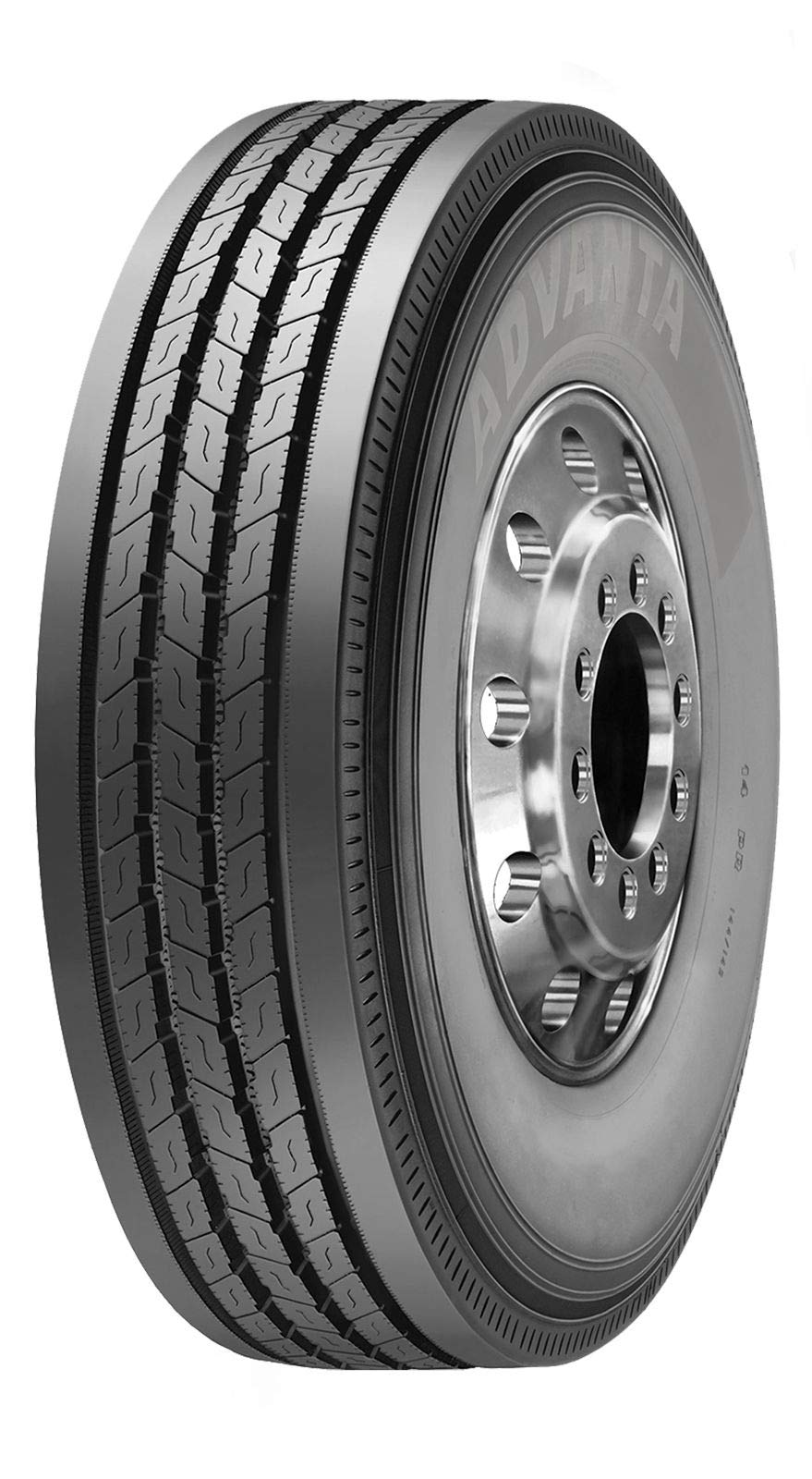 Advanta AV5000S Commercial Truck Tire 285/75R24.5 145L - Heavy Duty All-Season Tires for Long Haul Trucks & Semi Trailers - Durable Performance in Highway, Construction & Off-Road Conditions