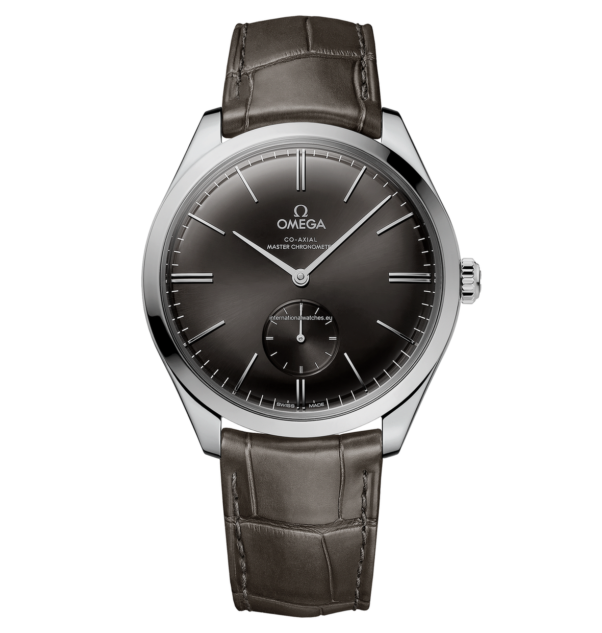 Omega De Ville Trésor 40mm Men's Luxury Watch - Stainless Steel Case with Genuine Leather Strap 435.13.40.21.06.001 - Perfect for Business Meetings & Formal Occasions
