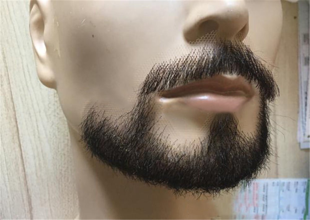 Remeehi Self-Adhesive Human Hair Beard & Mustache Costume Accessory #74 - Perfect for Cosplay, Halloween, Theater & Makeup Transformations