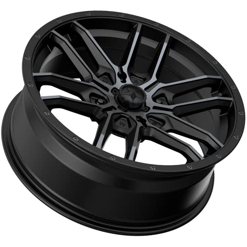MA43 15x7 4x110 Black Tinted TTCC 38mm Wheel Rim - Perfect for Jeep Wrangler, Chevy Silverado & Ford F-150 Off-Road Adventures