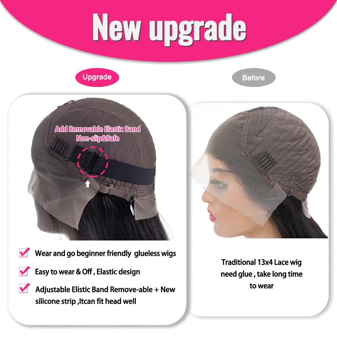 32 Inch 13x4 HD Lace Front Wigs Human Hair - Pre Plucked with Baby Hair, 12A Glueless 180% Density Brazilian Body Wave Virgin Hair Wigs for Black Women | Perfect for Daily Wear, Cosplay, Weddings & Special Occasions