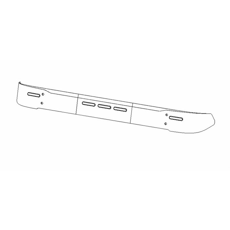 1/14 Scale DIY RC Tractor Truck Metal Sun Visor Shield with LED Light - Compatible with Tamiya 56368 & 770s Car Models (K1/K2/Z1/Z2) - Perfect for RC Vehicle Customization & Nighttime Racing