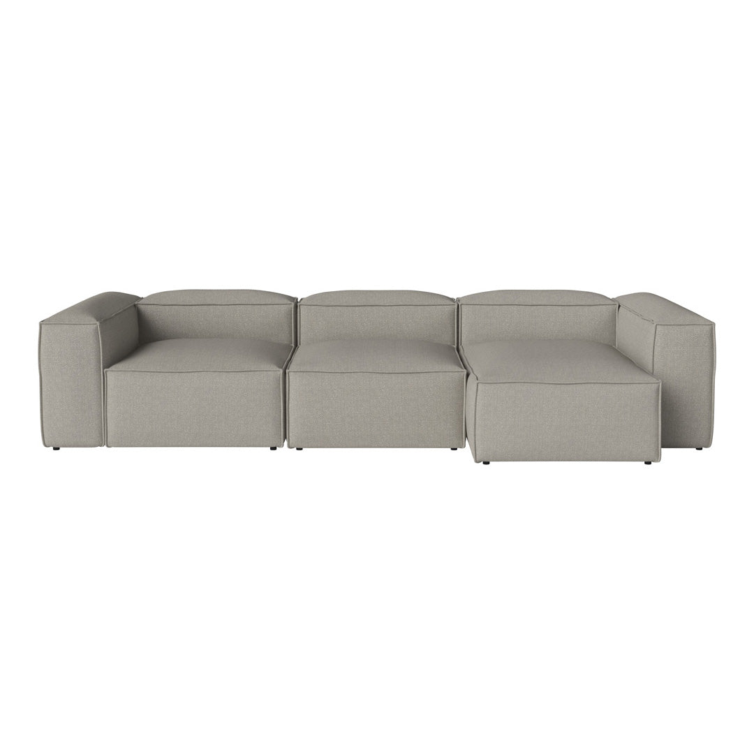 Cosima 3-Seater Sofa with Chaise Lounge - Modern L-Shaped Sectional Couch for Living Room, Apartment & Small Spaces - Soft Fabric Upholstery & Sturdy Frame - Perfect for Relaxing, Entertaining & Family Movie Nights