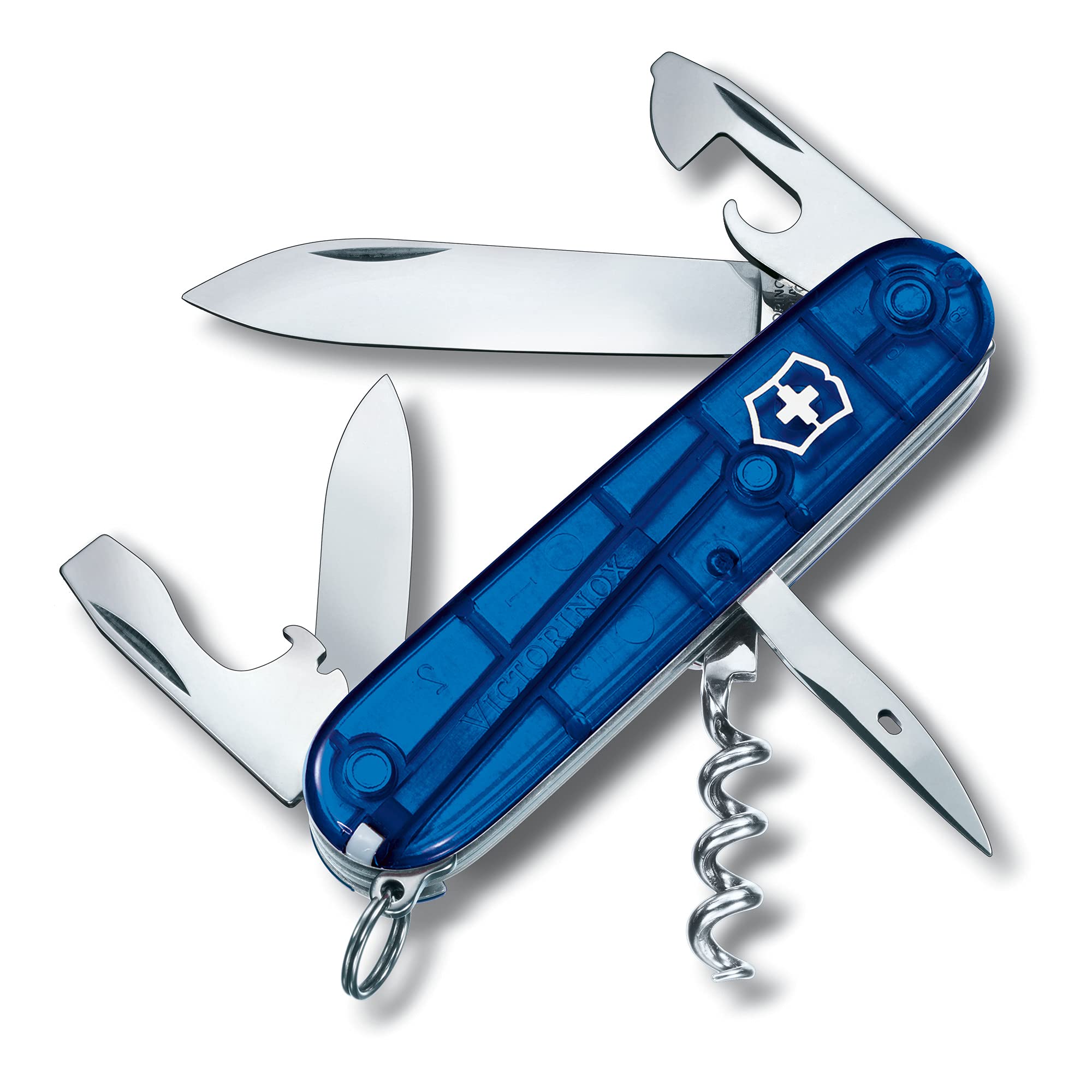 Victorinox Spartan Swiss Army Knife - 12-in-1 Multi-Tool with Large Blade & Corkscrew | Compact Pocket Knife for Camping, Hiking, Survival & Everyday Carry (EDC) | Perfect Gift for Outdoorsmen
